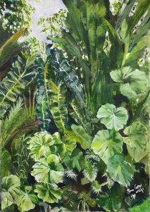 Where green becomes silence